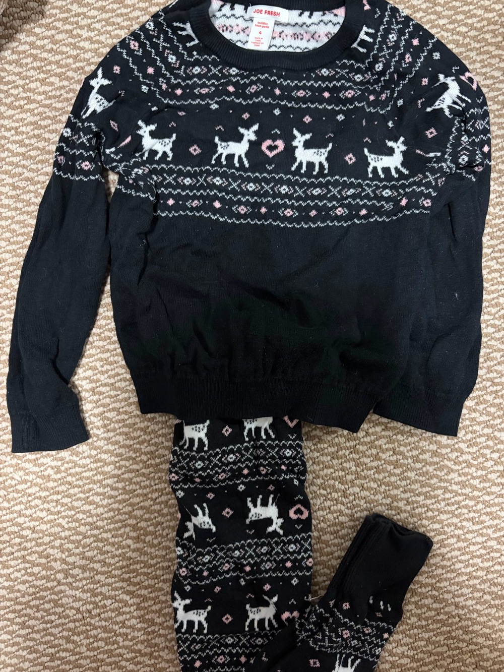 Joe Fresh size 4 jogger set